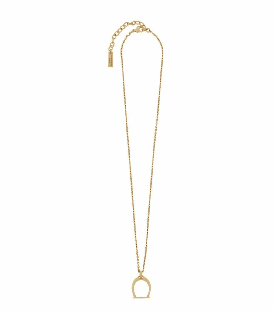 Jewellery & Watches * | Hot Sale Saint Laurent Stirrup Pendant Necklace 8069 Necklaces