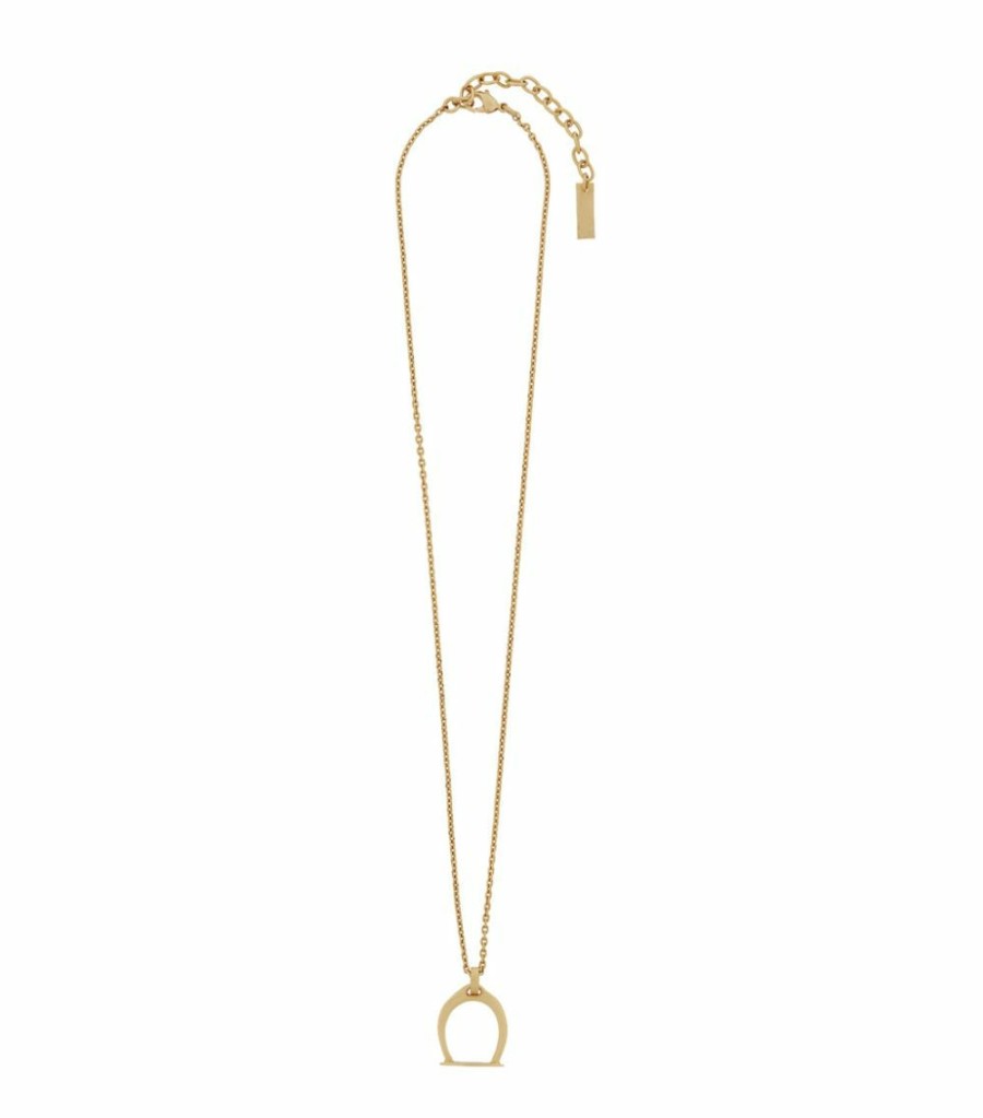 Jewellery & Watches * | Hot Sale Saint Laurent Stirrup Pendant Necklace 8069 Necklaces