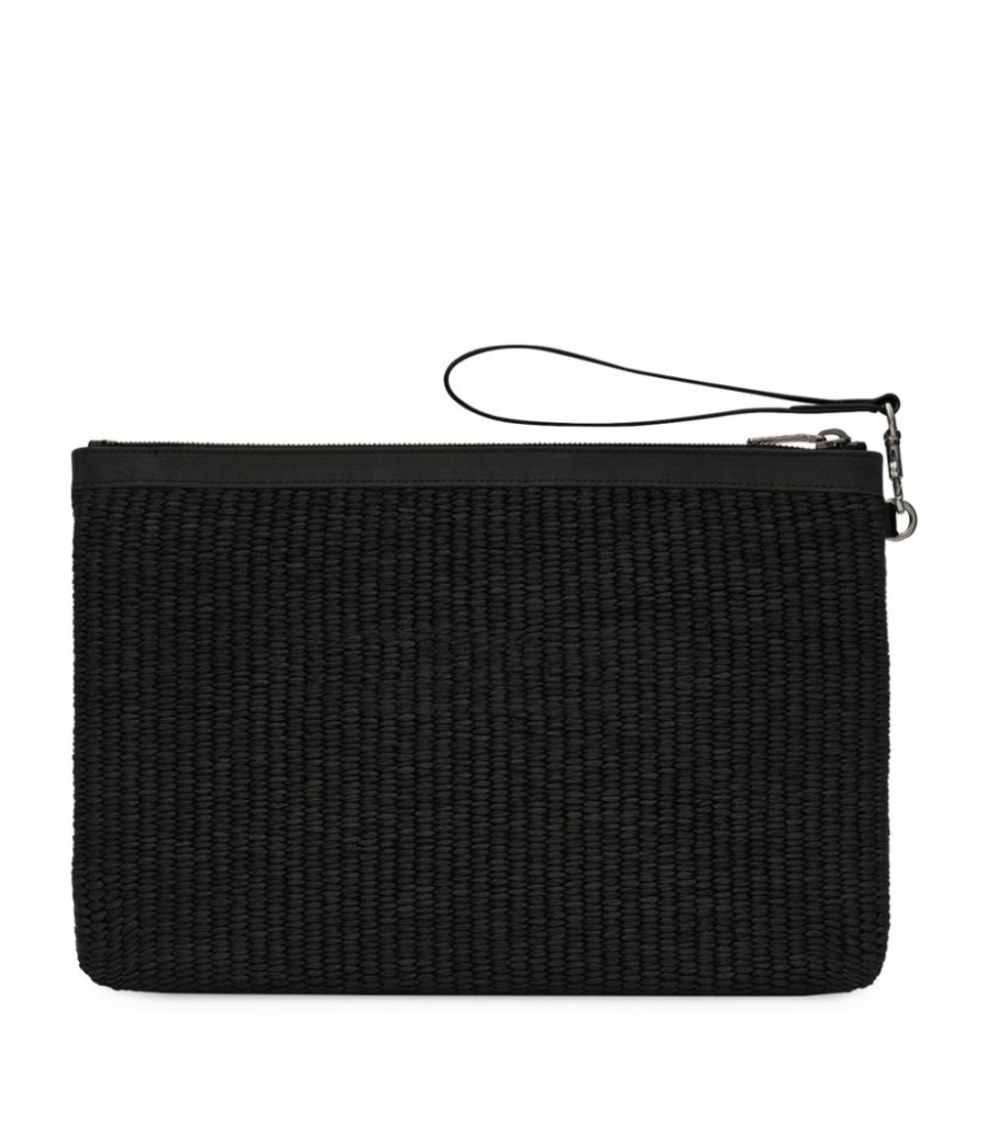 Men * | Best Deal Saint Laurent Rive Gauche Pouch 1050 Pouches