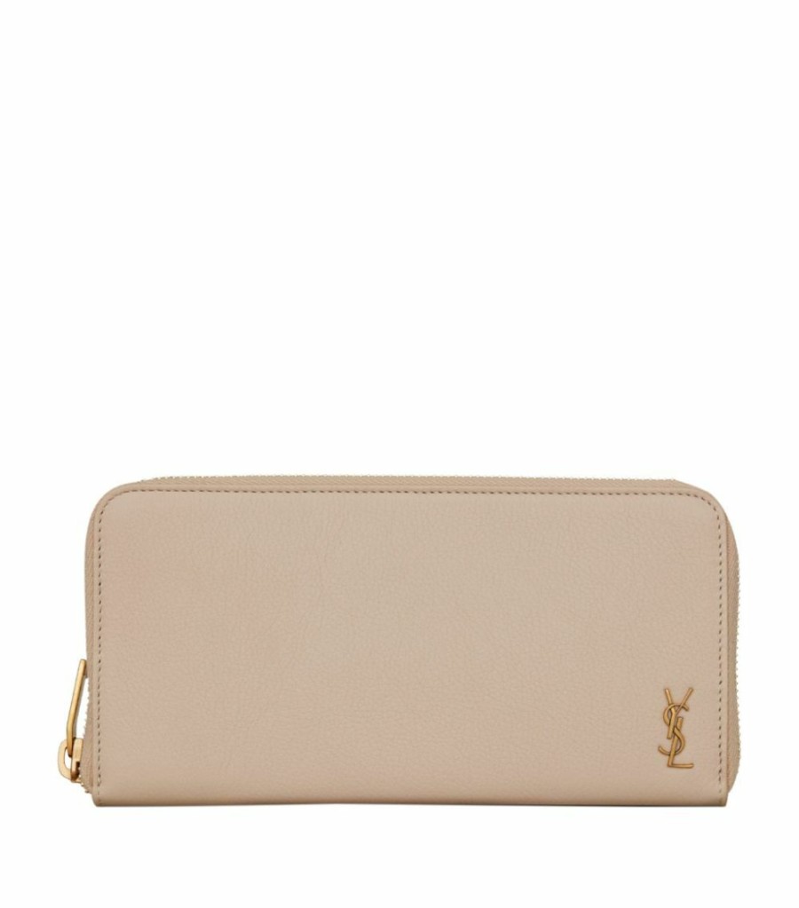 Women * | Buy Saint Laurent Monogram Pouch Wallet 9917 Wallets