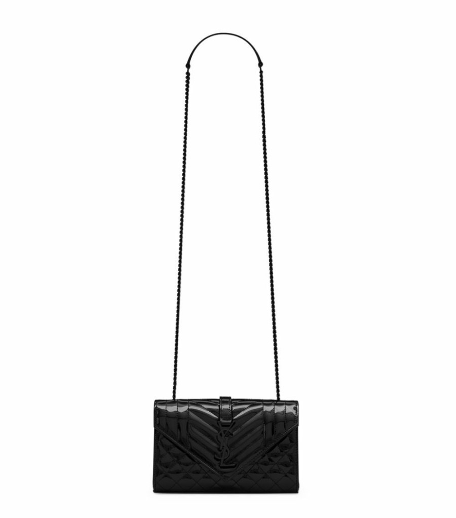 Women * | Best Reviews Of Saint Laurent Small Envelope Matelasse Shoulder Bag 1000 Crossbody Bags