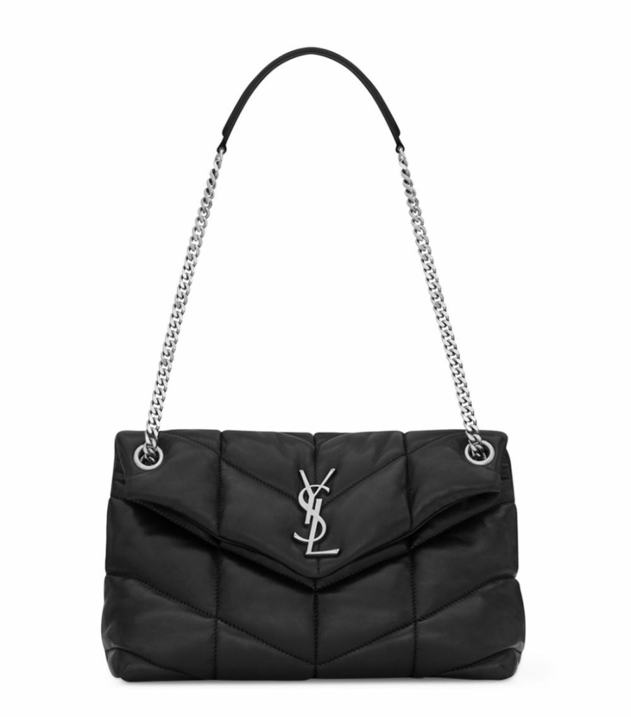 Women * | Best Sale Saint Laurent Small Loulou Puffer Matelasse Shoulder Bag 1000 Crossbody Bags