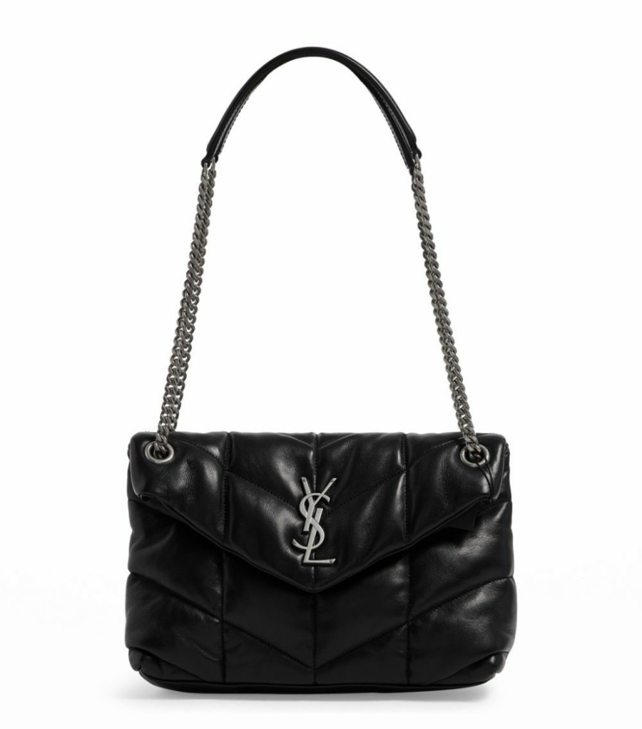 Women * | Best Sale Saint Laurent Small Loulou Puffer Matelasse Shoulder Bag 1000 Crossbody Bags