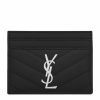 Women * | Wholesale Monogram Saint Laurent Matelasse Card Holder 1000 Card Holders