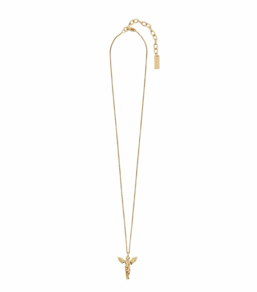 Jewellery & Watches * | Best Reviews Of Saint Laurent Angel Pendant Necklace 8069 Necklaces