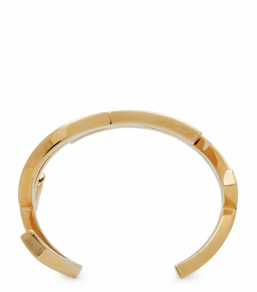 Jewellery & Watches * | Best Deal Saint Laurent Opyum Twist Cuff Bracelet 8030 Bracelets