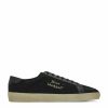 Men * | Budget Saint Laurent Leather Court Classic Sneakers 1000 Low-Top Sneakers