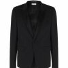 Men * | Top 10 Saint Laurent Satin Peak Lapel Tuxedo Jacket 1000 Blazers