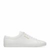 Men * | Discount Saint Laurent Leather Court Classic Andy Sneakers 9030 Slip-On Sneakers