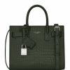 Women * | Best Pirce Saint Laurent Nano Sac De Jour Croc-Embossed Tote Bag 3045 Tote Bags