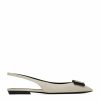 Women * | Budget Saint Laurent Leather Anais Ballerina Flats 1912 Ballet Flats