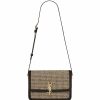 Women * | Outlet Saint Laurent Medium Solferino Tweed Satchel 2682 Shoulder Bags