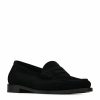 Men * | Brand New Saint Laurent Suede Penny Loafers 1000