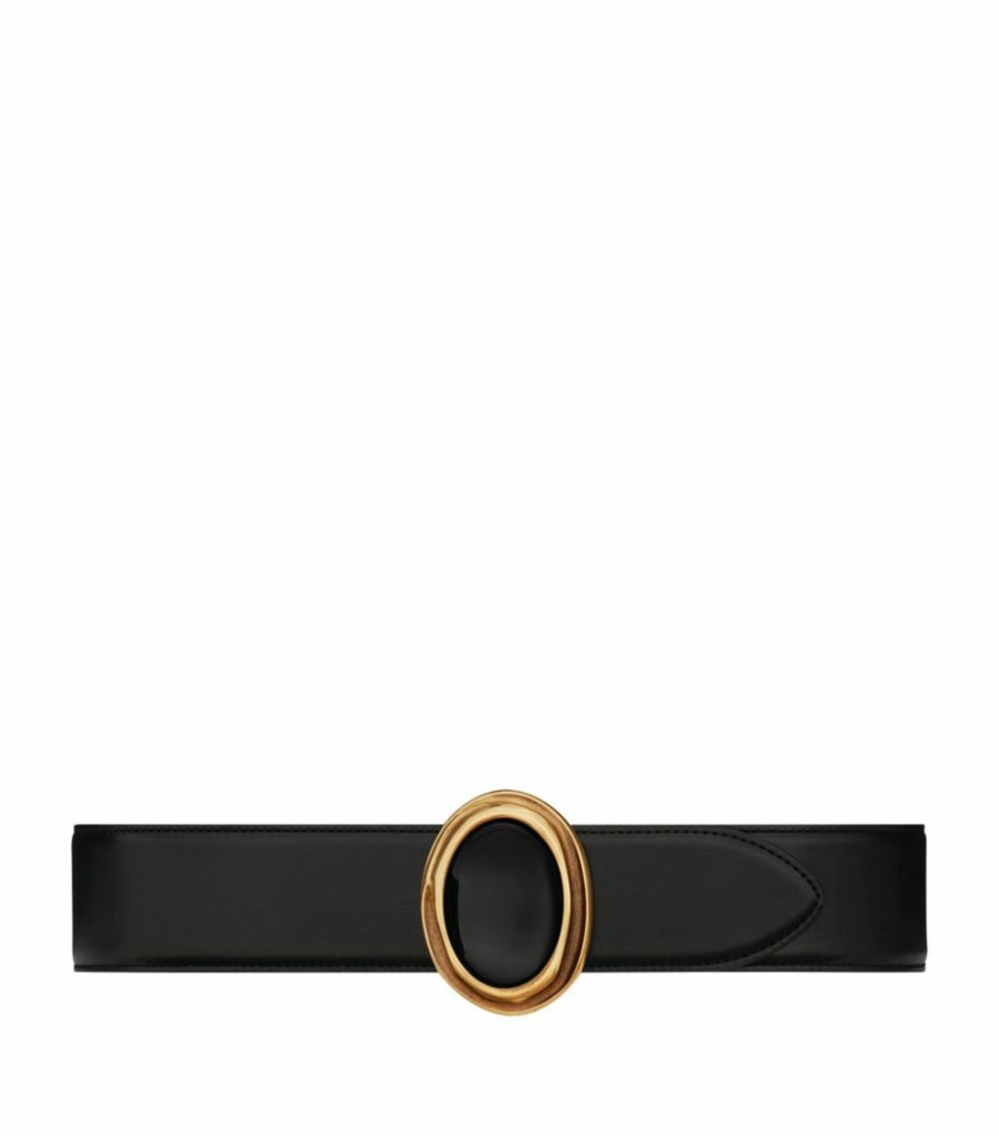 Women * | Buy Saint Laurent Leather Belt 1000 Belts