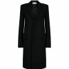 Women * | Flash Sale Saint Laurent Wool Single-Breasted Coat 1000 Pea Coats