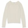 Men * | Best Sale Saint Laurent Distressed Sweater 9502 Jumpers