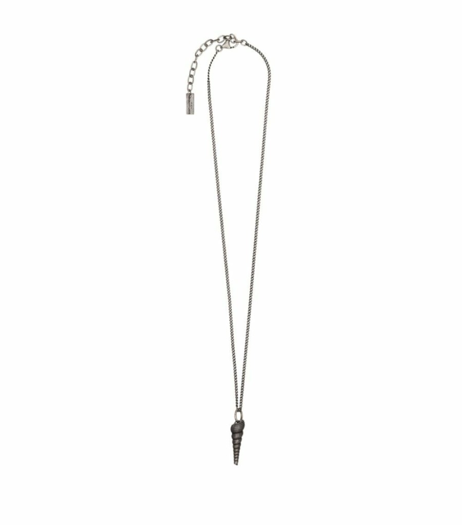 Jewellery & Watches * | Cheapest Saint Laurent Seashell Pendant Necklace 8142 Necklaces