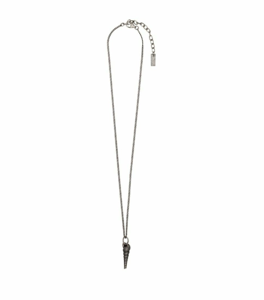 Jewellery & Watches * | Cheapest Saint Laurent Seashell Pendant Necklace 8142 Necklaces