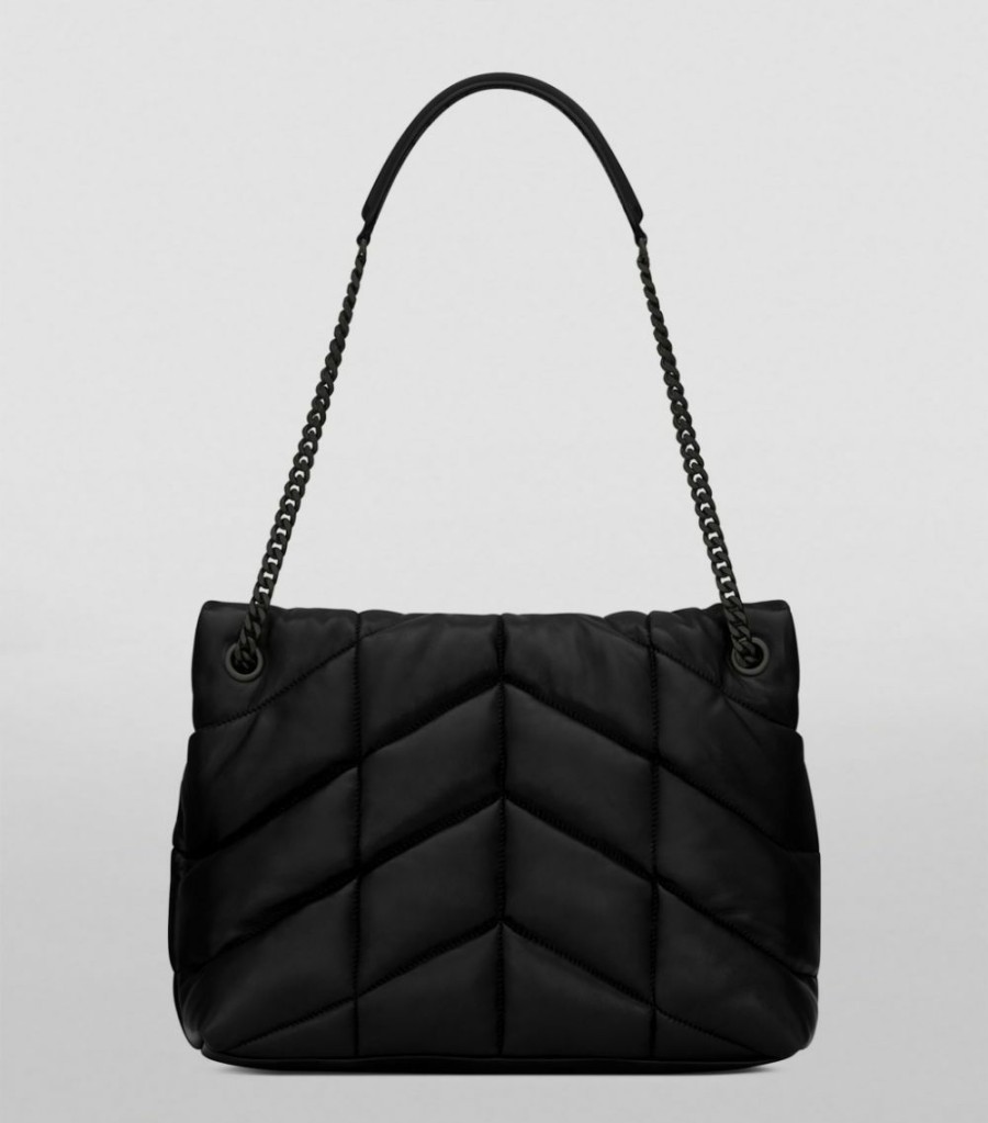 Women * | Wholesale Saint Laurent Medium Loulou Puffer Matelasse Shoulder Bag 1000 Shoulder Bags